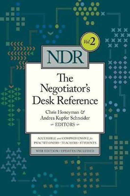 Negotiator's Desk Reference-The Negotiator's Desk Reference - cover