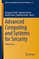 Advances in Intelligent Systems and Computing 666 - Advanced Computing and Systems for Security