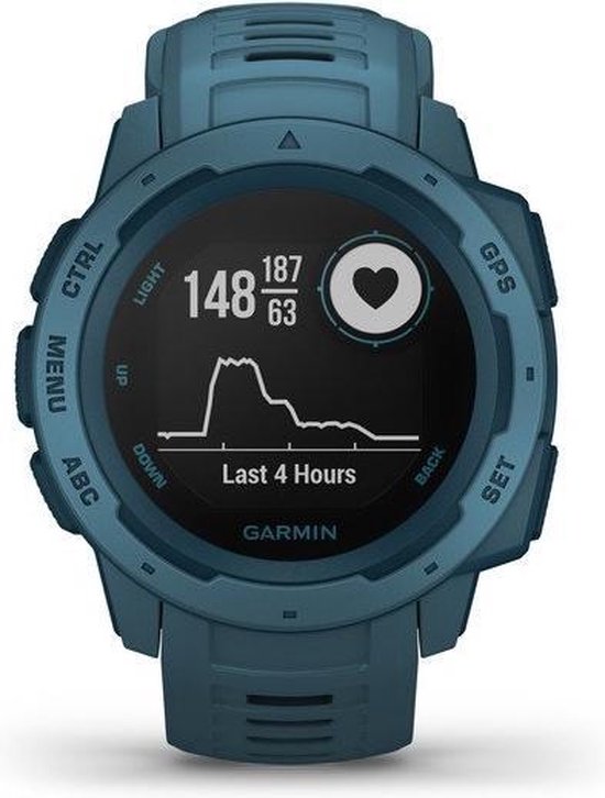 Garmin Instinct Robuuste multisport smartwatch Blauw