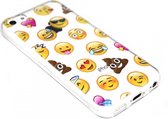 Emoticons smileys hoesje siliconen iPhone 5 / 5S / SE