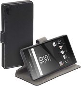 HC zwart booktype case voor de Sony Xperia Z5 hoesje