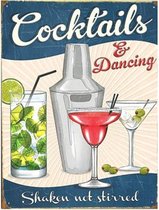 Wandbord - Cocktails & dancing