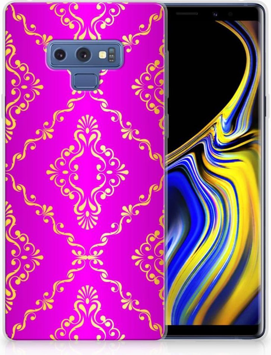 Siliconen Hoesje Samsung Galaxy Note 9 Barok Roze