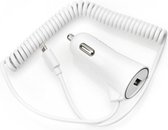 Bluestar autolader vaste Apple Lightning kabel + Extra USB poort