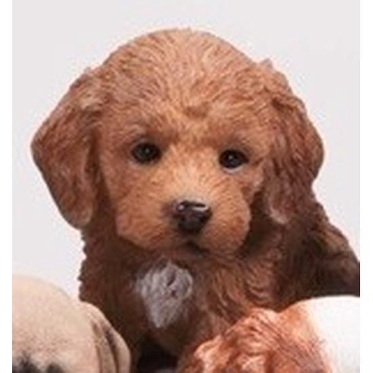 Gegoten stenen tuinornament standbeeld figuur van hond