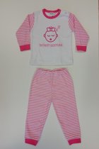 Beeren Meisjes pyjama Do not Disturb Roze maat 50/56