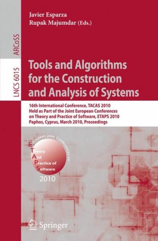 Tools and Algorithms for the Construction and Analysis of Sy ... - cover