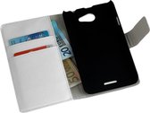 HTC Desire 601 Wallet Bookcase hoesje Wit