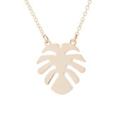 24/7 Jewelry Collection Hawaiiaanse Palmboom Ketting - Hawaï - Hawaii - Goudkleurig