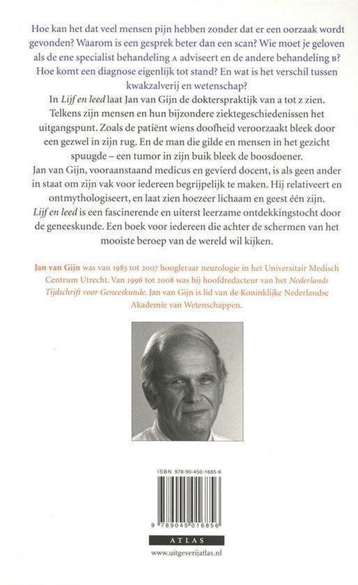 Lijf en leed, Jan van Gijn | 9789045016856 | Boeken | bol.com