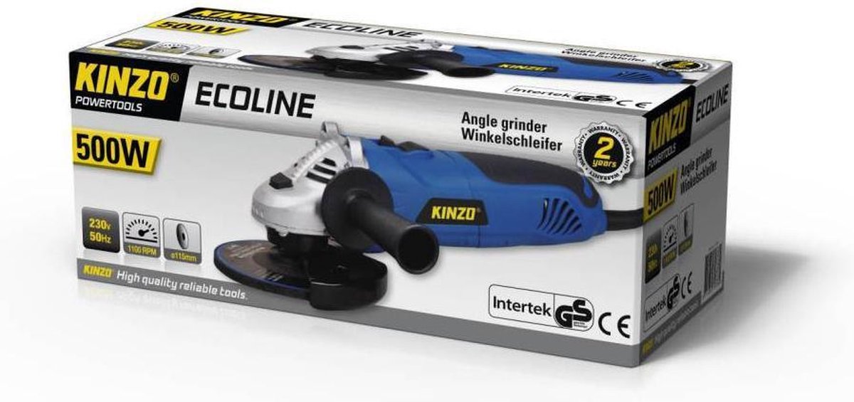 Inhalen Fictief lila Kinzo Slijpmachine 230V 500W | bol.com