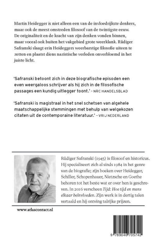 Heidegger en zijn tijd, Rüdiger Safranski