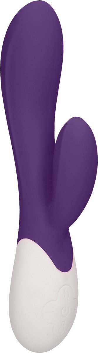 Goedkoopste Heat Passion Oplaadbare G Spot Rabbit Vibrator met Verwarmingsfunctie - Paars