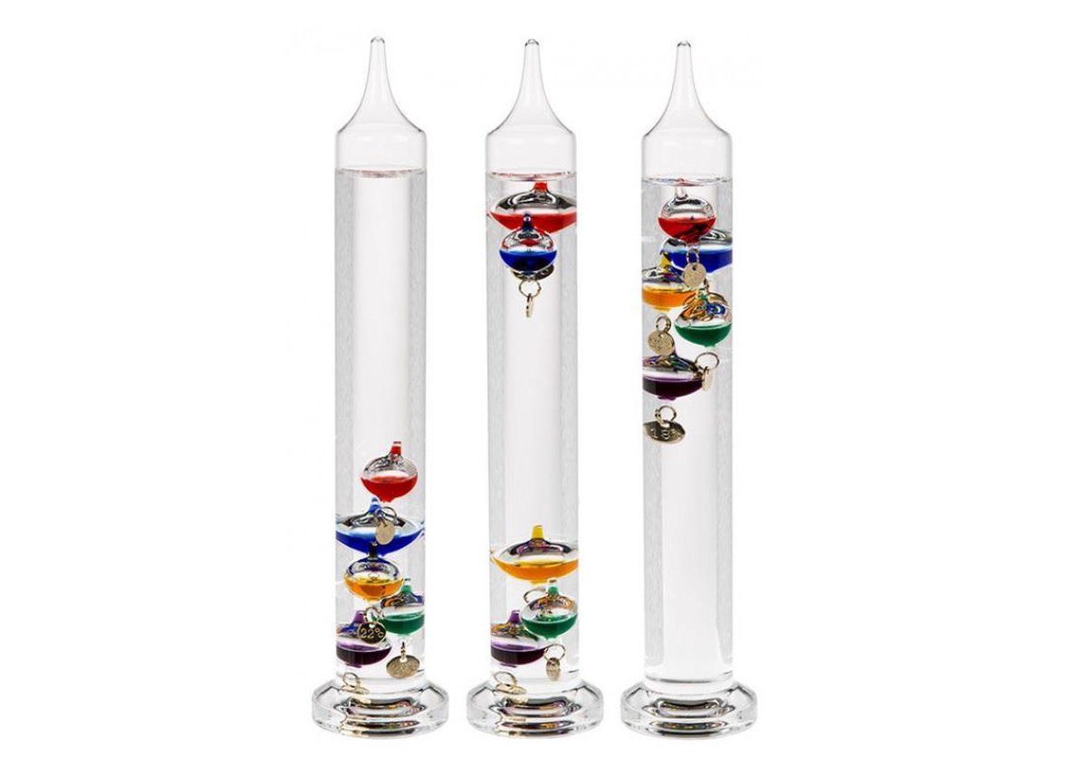 Galileo thermometer 28 cm hoog