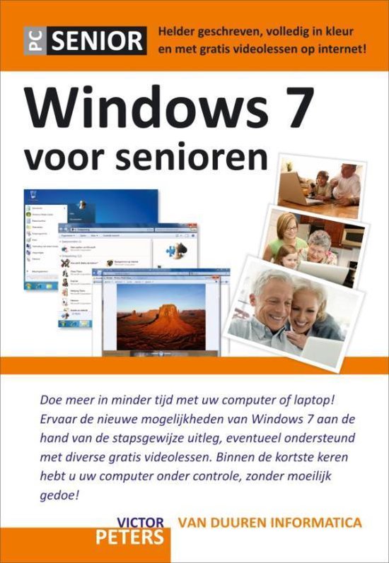 Cover van het boek 'Windows 7 voor senioren' van Victor Peters