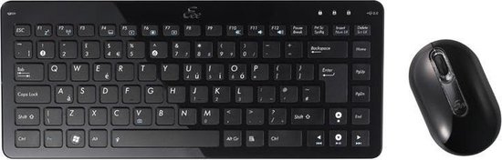 ASUS Eee Keyboard + Set toetsenbord Draadloos QWERTY Zwart |