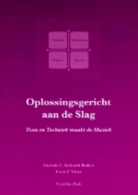 Cover van het boek 'Oplossingsgericht aan de Slag' van Gwenda L. Schlundt Bodien en Coert Visser