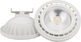 Groenovatie LED Spot AR111/G53 Fitting - 9W - Warm Wit - 24˚ - Dimbaar - Ø 111 mm - Wit
