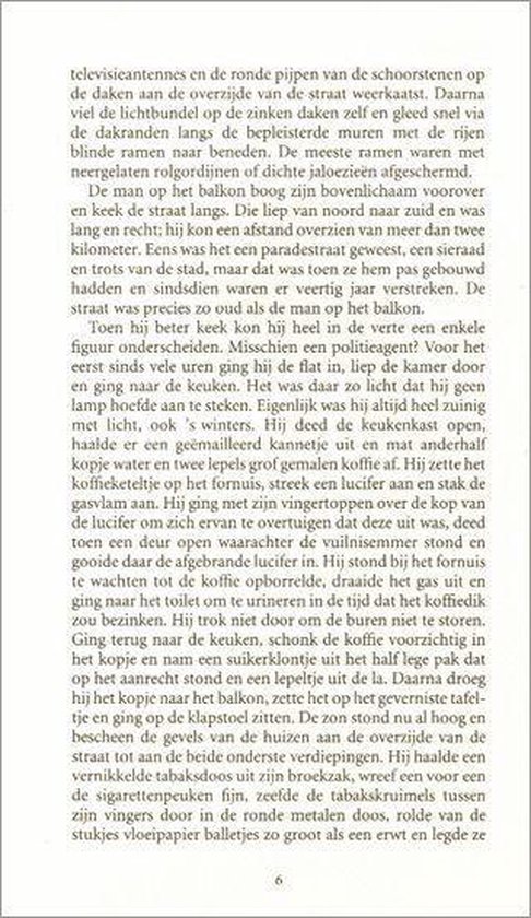 De Man Op Het Balkon