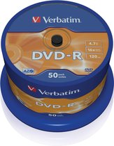 Verbatim 43548 DVD-R disc 4.7 GB 50 stuk(s) Spindel