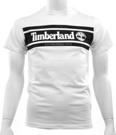 Timberland - SS Crew Graphic Tee - Timberland t-shirt - XXL - Wit