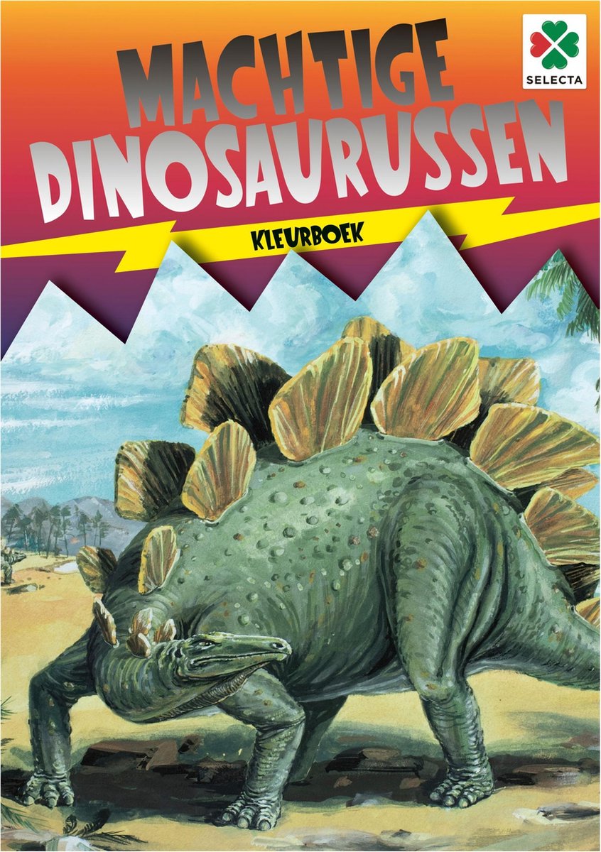 Rauw Immuniseren Ambtenaren kleurboek Machtige Dinosaurussen | bol.com