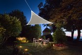 MaxxGarden Schaduwdoek - 3,6 x 3,6m - Solar Led strip - TAUPE