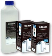 2 X Saeco Waterfilter CA6702 - intenza+ Brita + Saeco 500ml Ontkalker