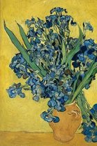 Vincent Van Gogh's 'vase with Irises Against a Yellow Background' Art of Life Jo