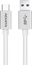 ADATA USB-C - USB 3.0, 1m USB-kabel USB 3.2 Gen 1 (3.1 Gen 1) USB C USB A Wit
