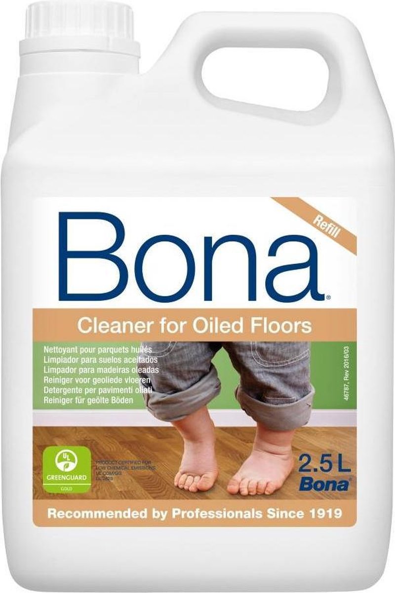 Bona Houten Vloer Reiniger Olie Navulling - 2,5 liter