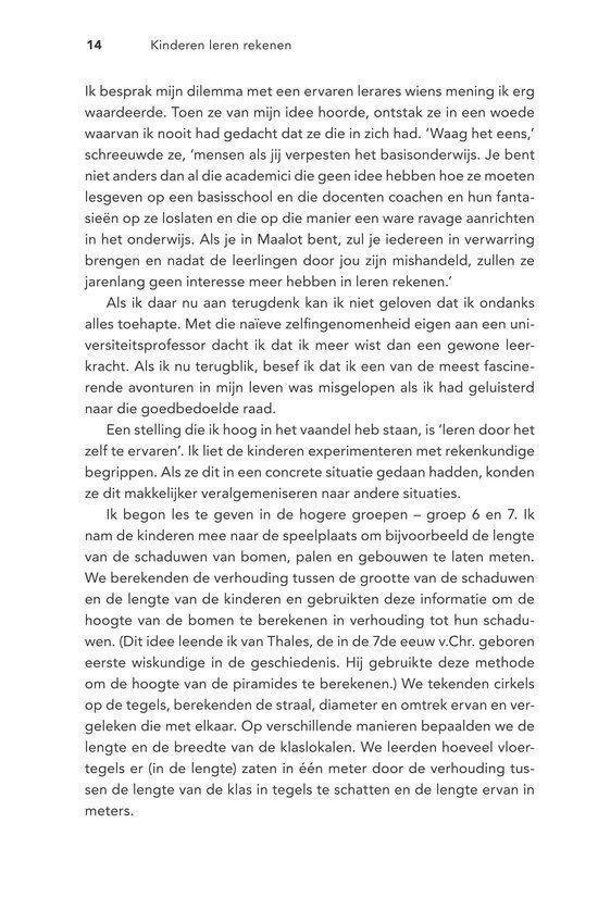 Rondom het kind - Kinderen leren rekenen
