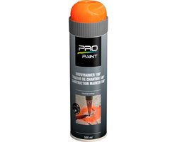 Pro-Paint Markeerspray Fluor Oranje 500ml 180º