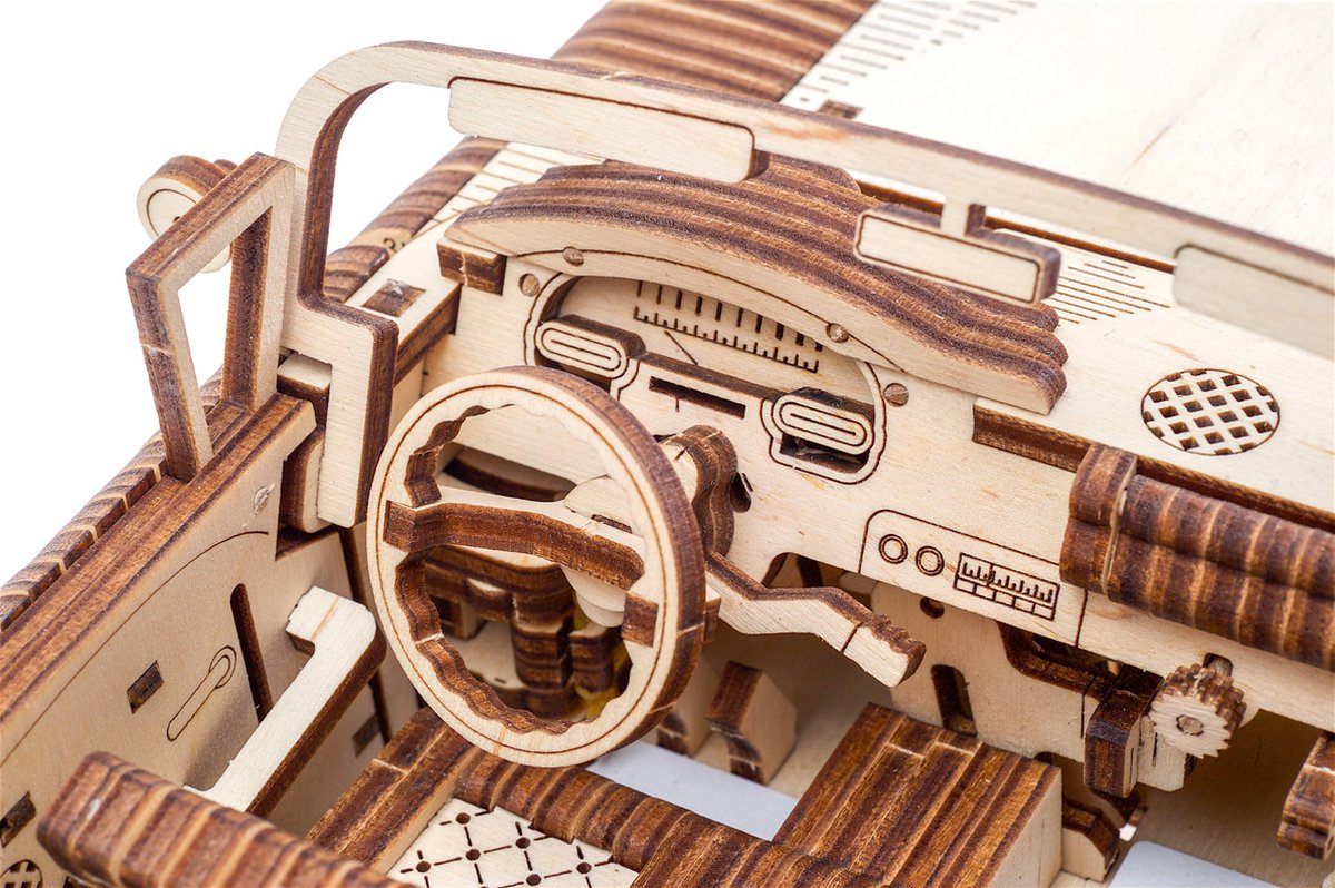 UGEARS Houten 3D Model - Droomcabriolet VM-05 — afbeelding 5