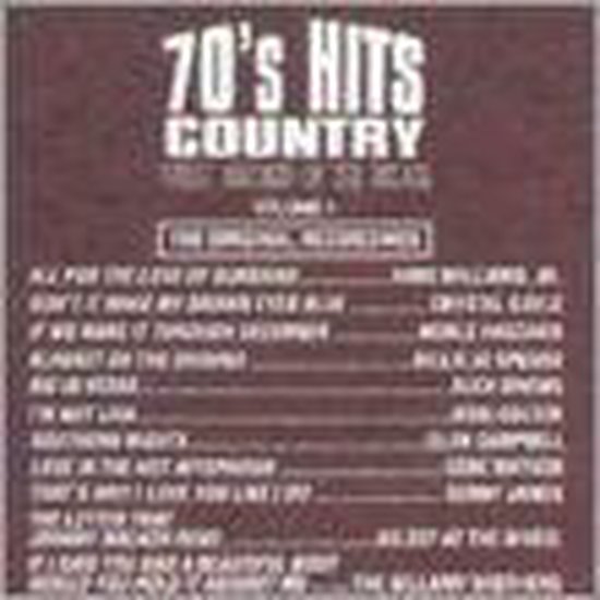 70's Hits: Country, Vol. 1