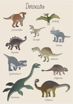 Sebra poster vol Dino's
