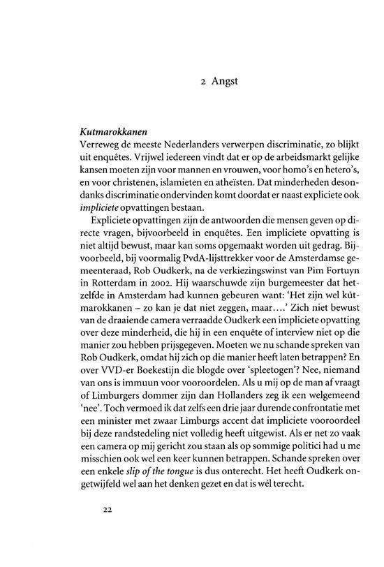 Tekstpagina met de titel "Angst".