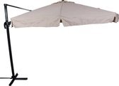 Zweefparasol Virgo 350cm rond Ecru inclusief voet