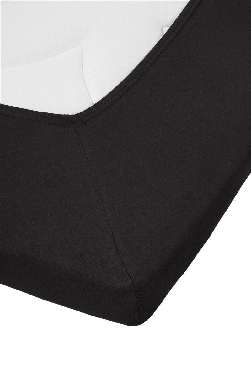 Uitstekende Jersey Topper Hoeslaken Zwart | 180x200 | Heerlijk Zacht En Soepel | Duurzame Kwaliteit
