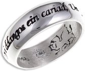 Welsh Liefde zilveren Ring Maat 58