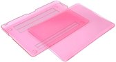 Macbook Case voor MacBook Pro 15 inch (zonder retina) - Laptoptas - Clear Hardcover - Pink