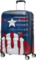 American Tourister Wavebreaker Disney Spinner Reiskoffer (Medium) - 64 liter - Captain America Close-Up