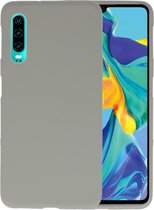 BackCover Hoesje Color Telefoonhoesje voor Huawei P30 - Grijs
