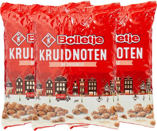 Foto: Bolletje kruidnoten naturel 3 x 1000 gram