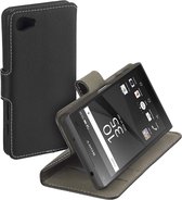 HC zwart booktype hoesje voor de Sony Xperia Z5 Compact