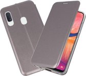 Bestcases Hoesje Slim Folio Telefoonhoesje Samsung Galaxy A20e - Grijs