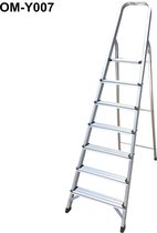 Huishoudtrap Keukentrap 7 treden 188 cm hoog