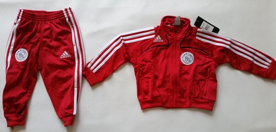 Vervoer Opwekking cultuur Adidas Ajax Pes Suit - maat 98 - kleur rood | bol.com