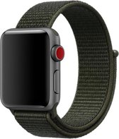 Nylon Sport Loop Bandje - Groen - Voor Apple Watch - 42/44mm