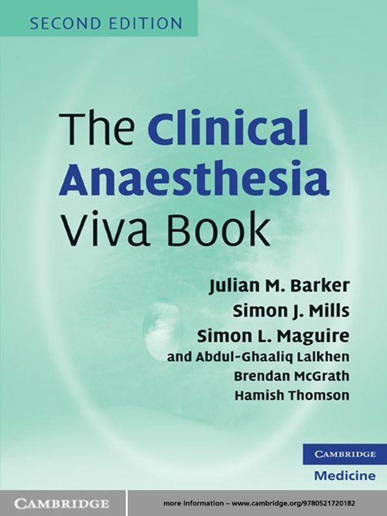 The Clinical Anaesthesia Viva Book - cover